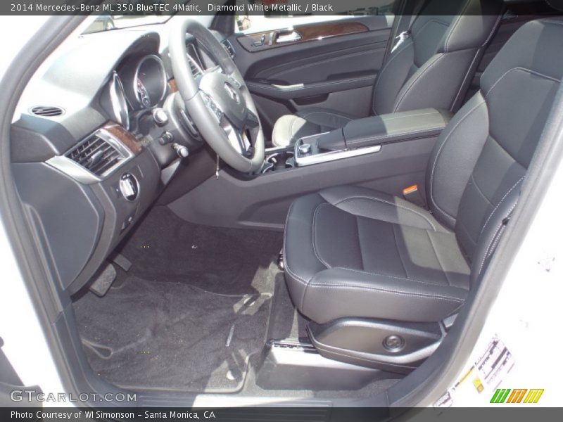 Diamond White Metallic / Black 2014 Mercedes-Benz ML 350 BlueTEC 4Matic