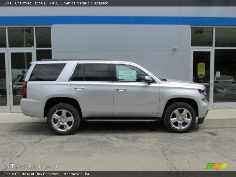 Silver Ice Metallic / Jet Black 2015 Chevrolet Tahoe LT 4WD