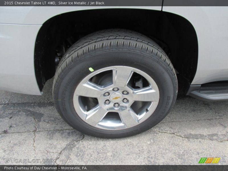 Silver Ice Metallic / Jet Black 2015 Chevrolet Tahoe LT 4WD
