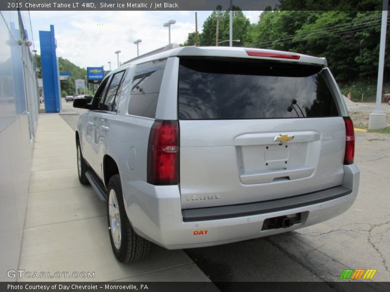 Silver Ice Metallic / Jet Black 2015 Chevrolet Tahoe LT 4WD