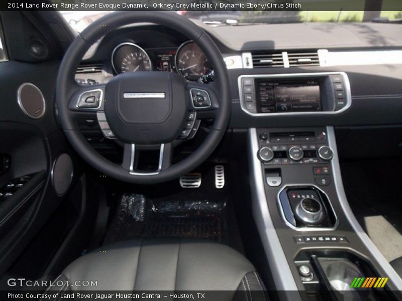 Orkney Grey Metallic / Dynamic Ebony/Cirrus Stitch 2014 Land Rover Range Rover Evoque Dynamic