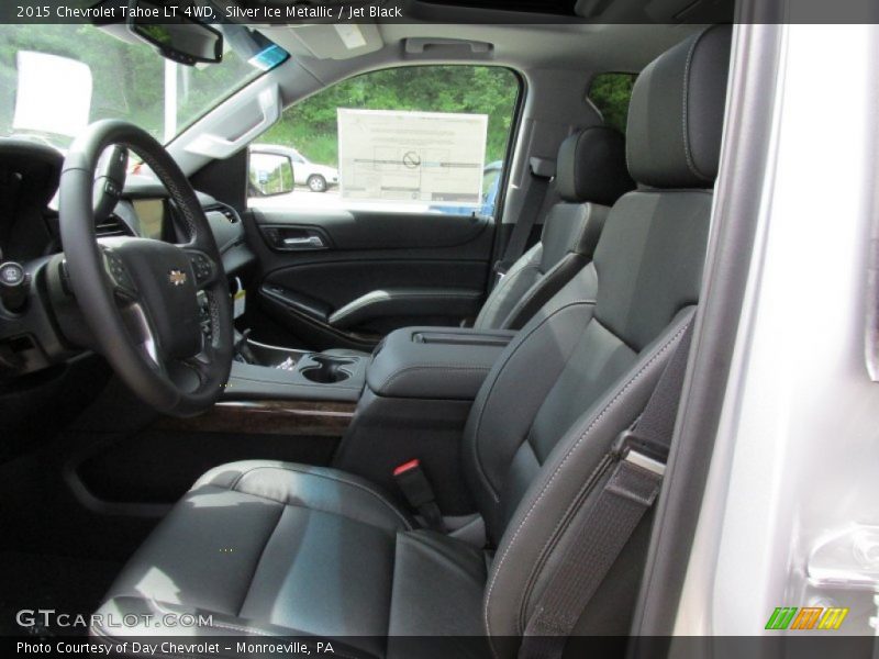 Silver Ice Metallic / Jet Black 2015 Chevrolet Tahoe LT 4WD