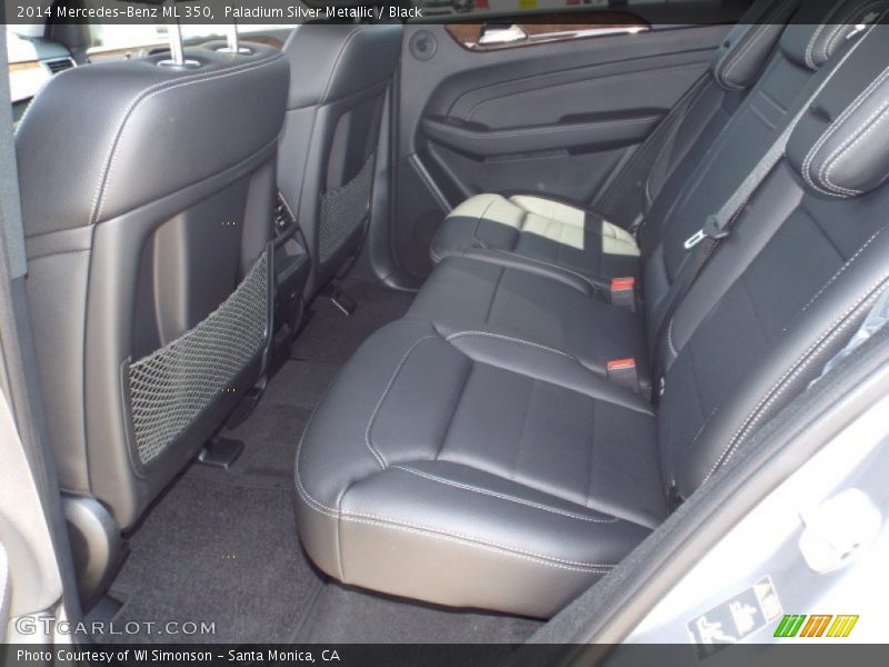 Paladium Silver Metallic / Black 2014 Mercedes-Benz ML 350
