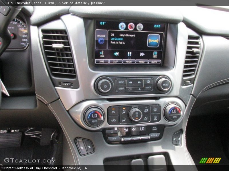 Silver Ice Metallic / Jet Black 2015 Chevrolet Tahoe LT 4WD