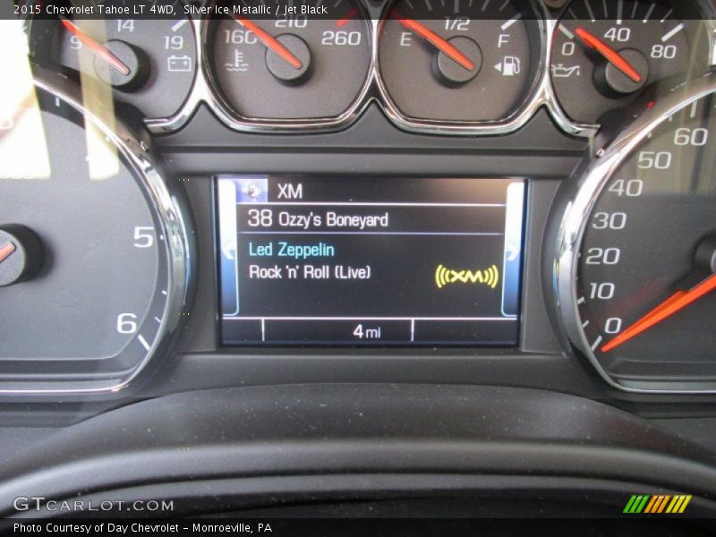 Silver Ice Metallic / Jet Black 2015 Chevrolet Tahoe LT 4WD