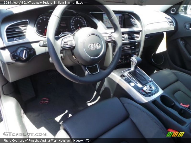 Brilliant Black / Black 2014 Audi A4 2.0T quattro Sedan