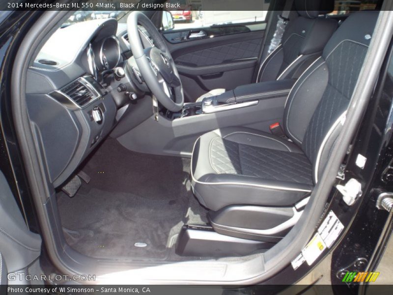 Black / designo Black 2014 Mercedes-Benz ML 550 4Matic