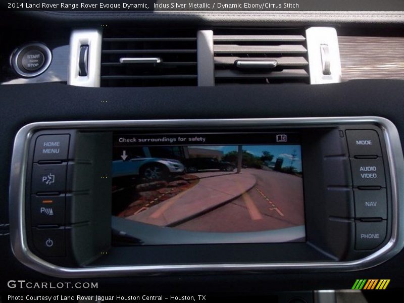 Indus Silver Metallic / Dynamic Ebony/Cirrus Stitch 2014 Land Rover Range Rover Evoque Dynamic