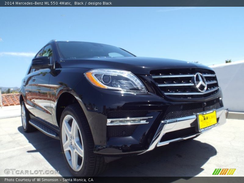 Black / designo Black 2014 Mercedes-Benz ML 550 4Matic