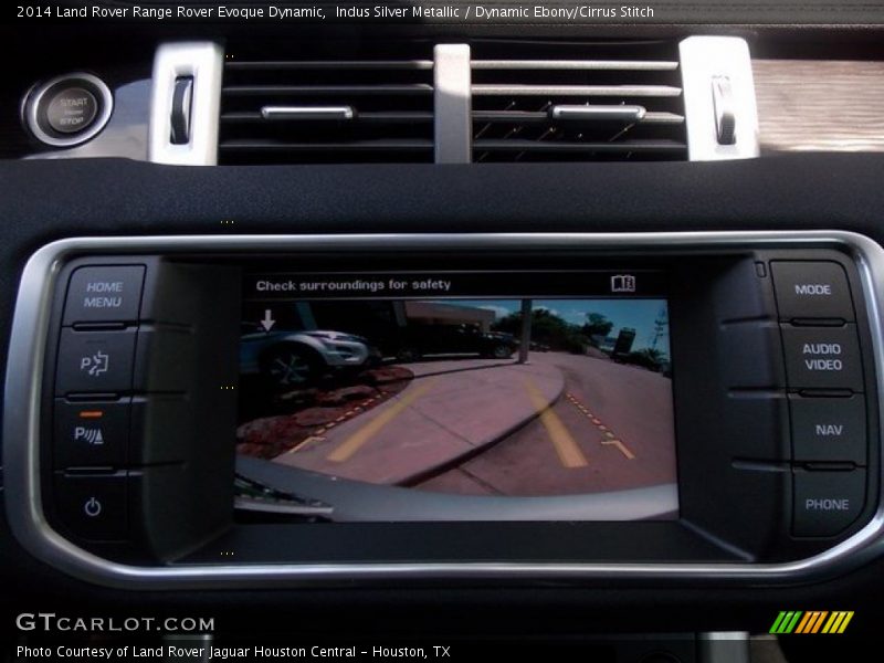 Indus Silver Metallic / Dynamic Ebony/Cirrus Stitch 2014 Land Rover Range Rover Evoque Dynamic