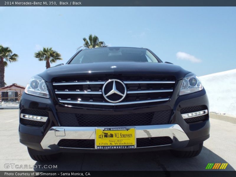 Black / Black 2014 Mercedes-Benz ML 350