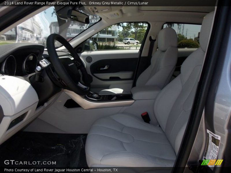 Orkney Grey Metallic / Cirrus/Lunar 2014 Land Rover Range Rover Evoque Pure Plus