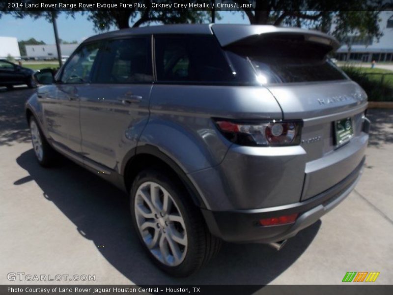 Orkney Grey Metallic / Cirrus/Lunar 2014 Land Rover Range Rover Evoque Pure Plus