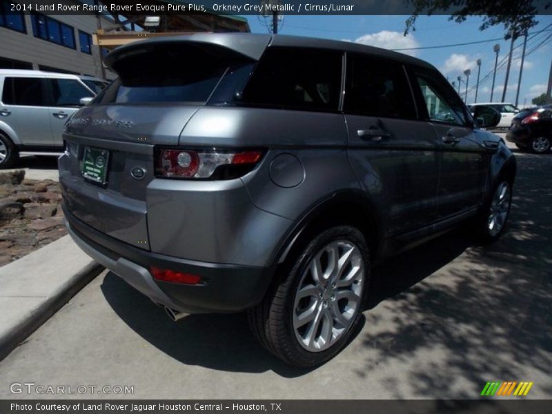 Orkney Grey Metallic / Cirrus/Lunar 2014 Land Rover Range Rover Evoque Pure Plus