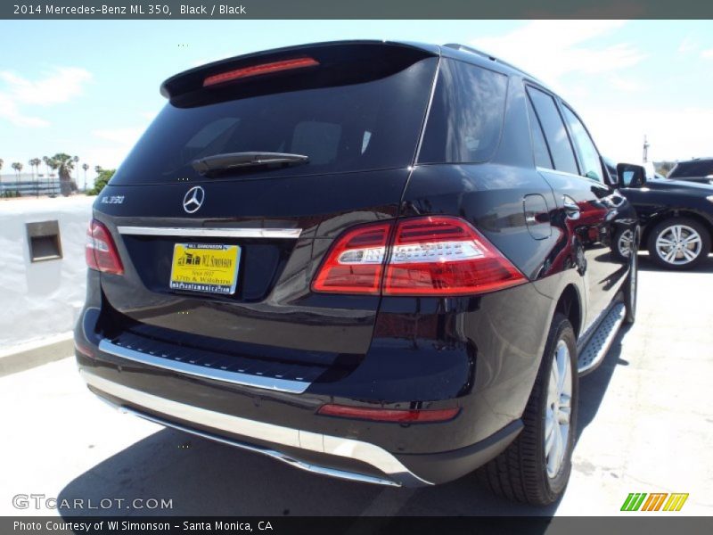 Black / Black 2014 Mercedes-Benz ML 350