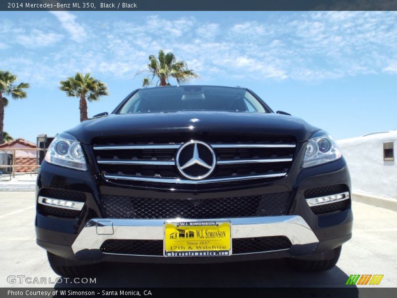 Black / Black 2014 Mercedes-Benz ML 350