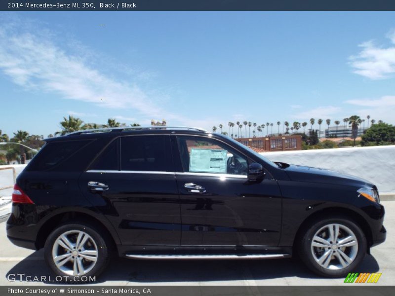 Black / Black 2014 Mercedes-Benz ML 350