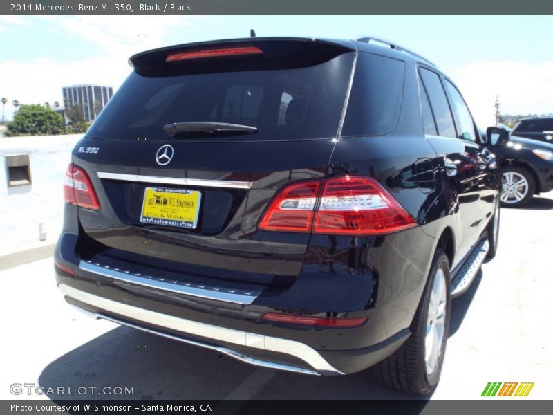Black / Black 2014 Mercedes-Benz ML 350