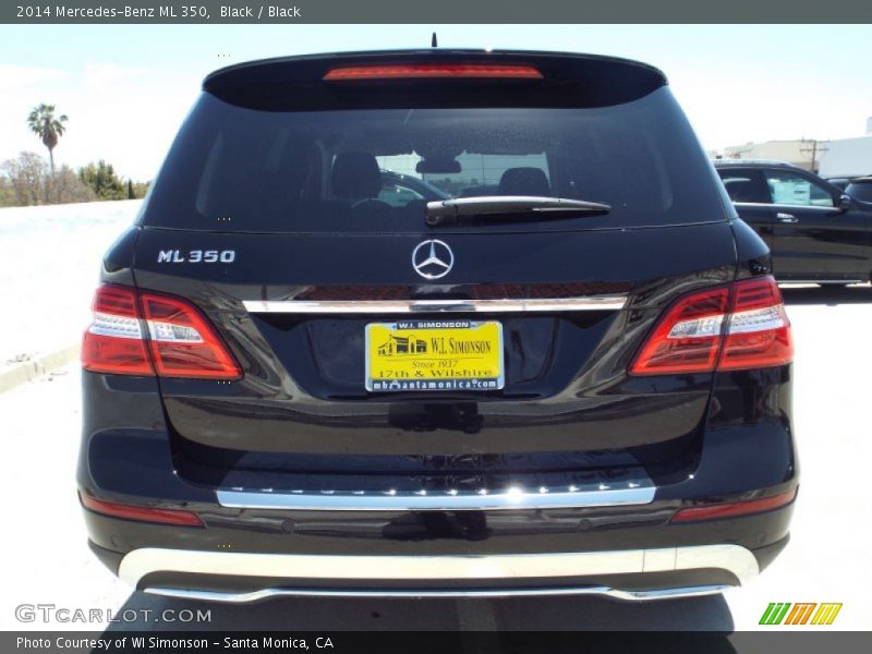 Black / Black 2014 Mercedes-Benz ML 350