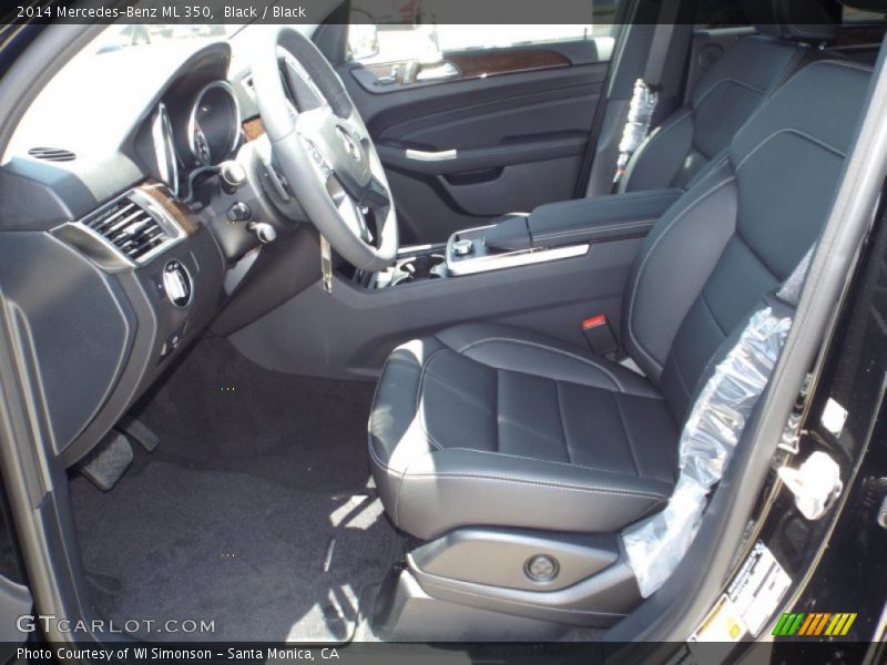 Black / Black 2014 Mercedes-Benz ML 350
