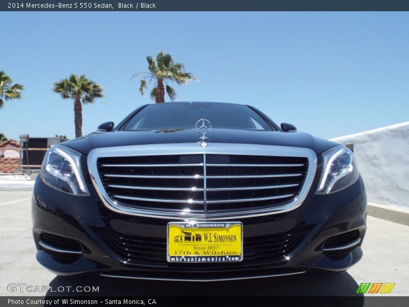 Black / Black 2014 Mercedes-Benz S 550 Sedan