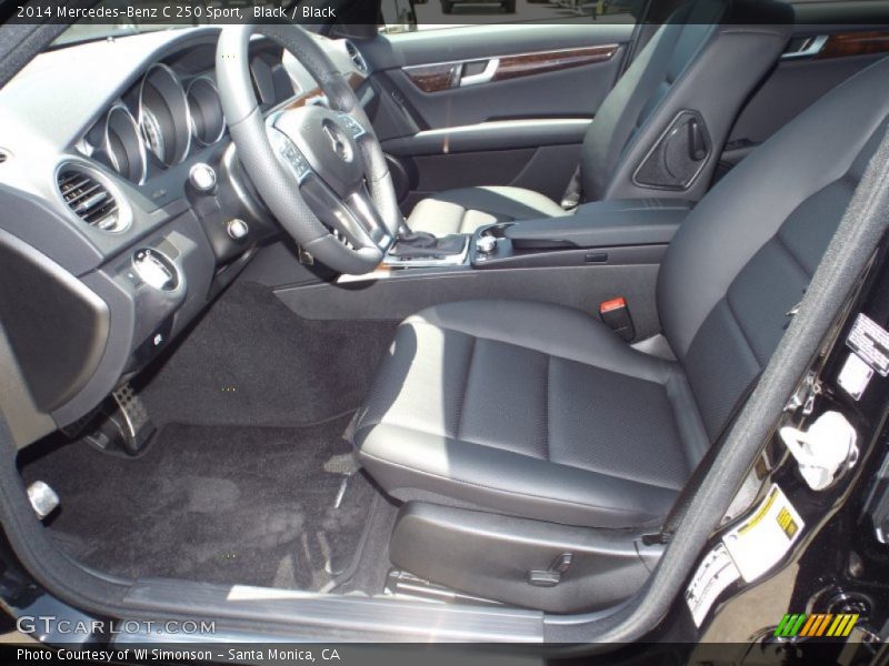 Black / Black 2014 Mercedes-Benz C 250 Sport