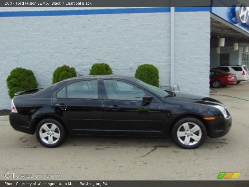 Black / Charcoal Black 2007 Ford Fusion SE V6