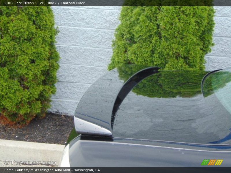 Black / Charcoal Black 2007 Ford Fusion SE V6