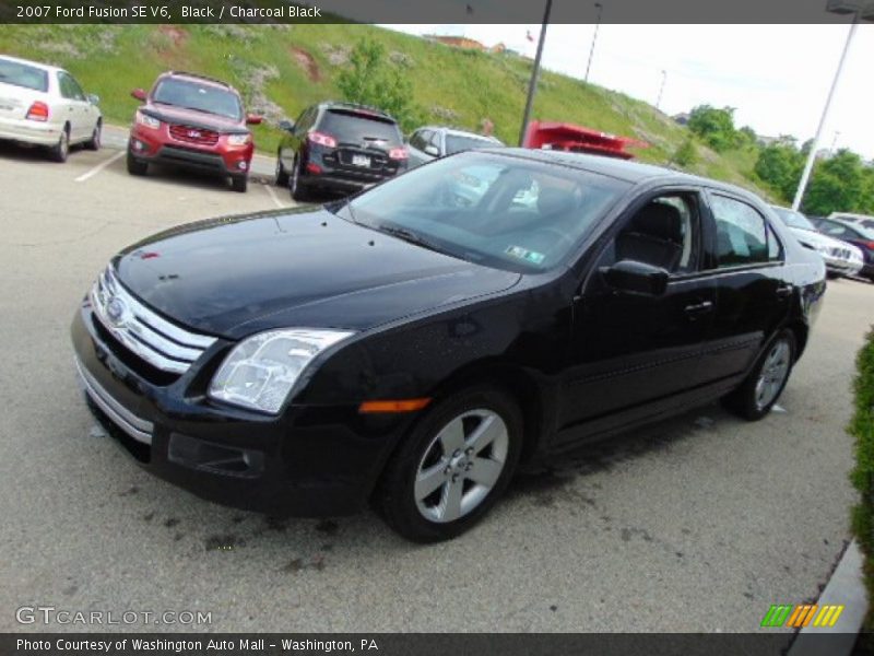 Black / Charcoal Black 2007 Ford Fusion SE V6