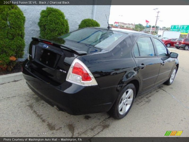 Black / Charcoal Black 2007 Ford Fusion SE V6
