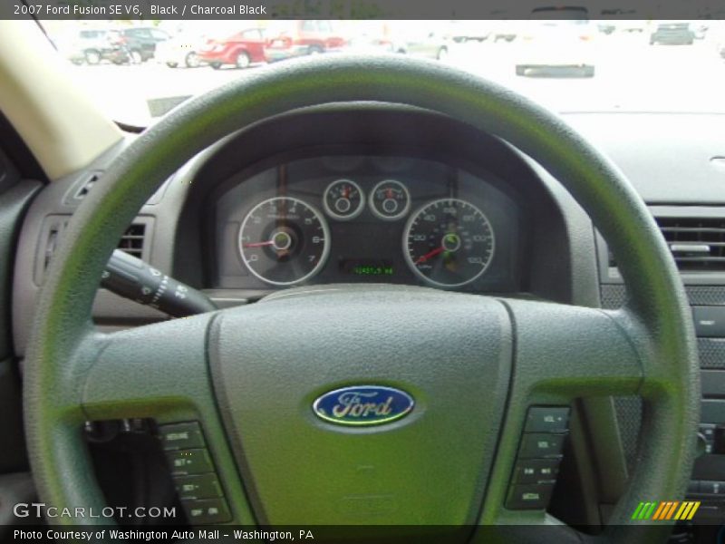 Black / Charcoal Black 2007 Ford Fusion SE V6