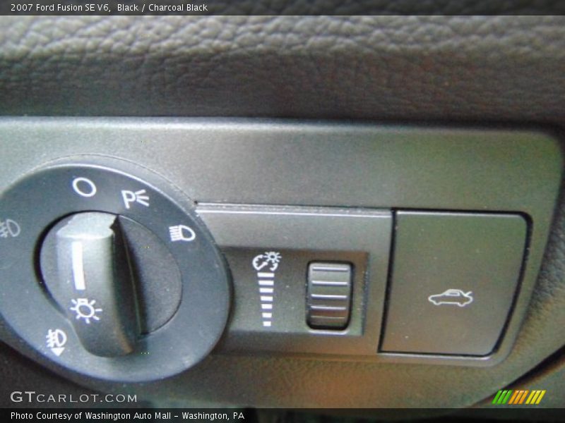 Black / Charcoal Black 2007 Ford Fusion SE V6