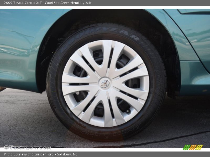 Capri Sea Green Metallic / Ash 2009 Toyota Corolla XLE