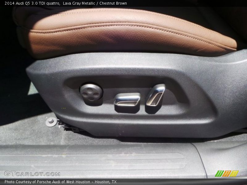 Lava Gray Metallic / Chestnut Brown 2014 Audi Q5 3.0 TDI quattro