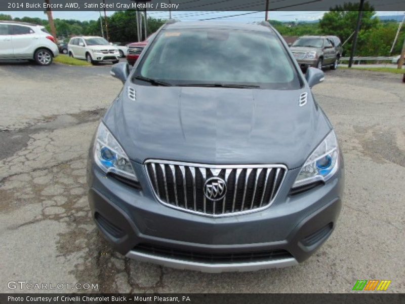 Satin Steel Gray Metallic / Ebony 2014 Buick Encore AWD