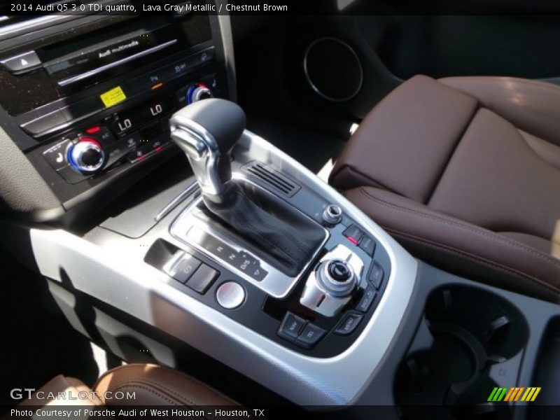 Lava Gray Metallic / Chestnut Brown 2014 Audi Q5 3.0 TDI quattro