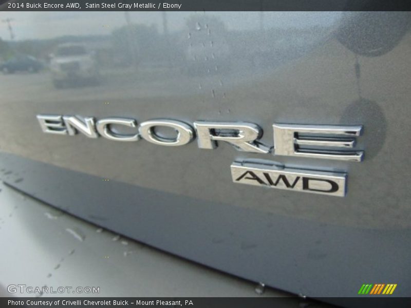 Satin Steel Gray Metallic / Ebony 2014 Buick Encore AWD