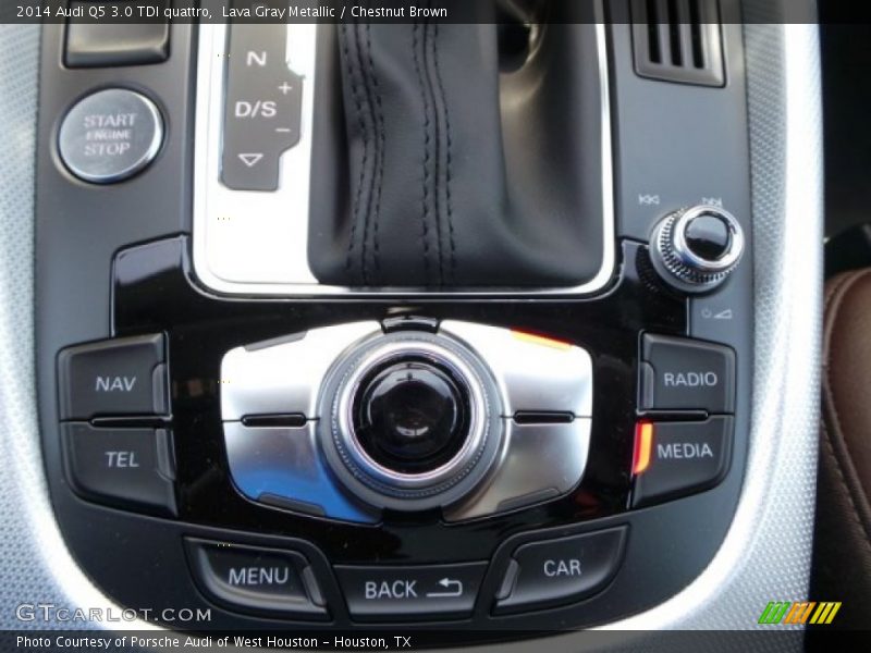 Lava Gray Metallic / Chestnut Brown 2014 Audi Q5 3.0 TDI quattro