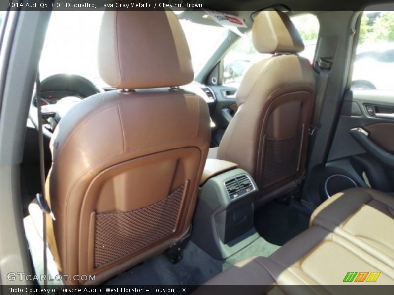 Lava Gray Metallic / Chestnut Brown 2014 Audi Q5 3.0 TDI quattro