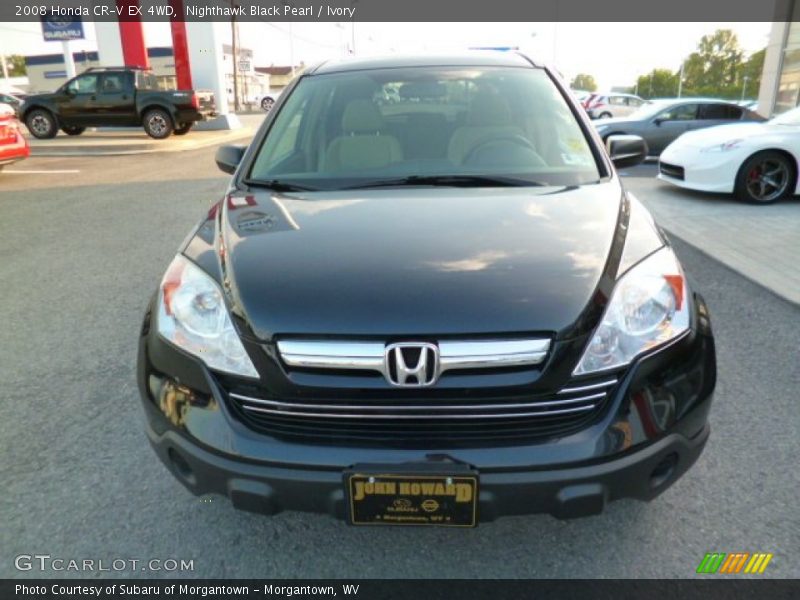 Nighthawk Black Pearl / Ivory 2008 Honda CR-V EX 4WD