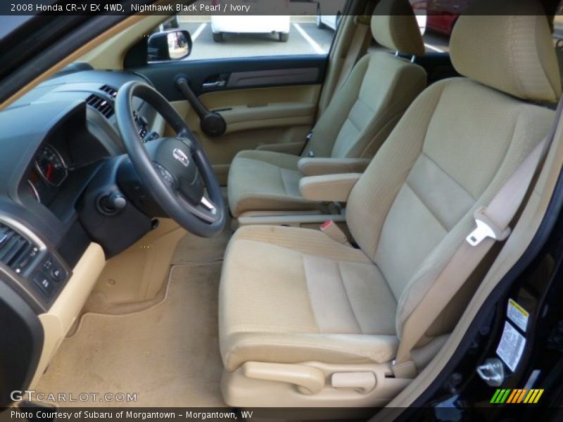 Nighthawk Black Pearl / Ivory 2008 Honda CR-V EX 4WD