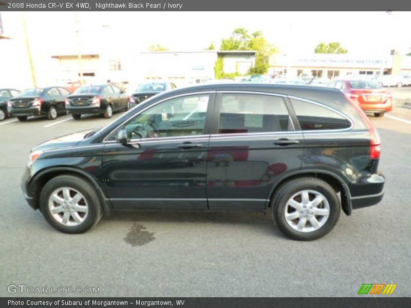 Nighthawk Black Pearl / Ivory 2008 Honda CR-V EX 4WD
