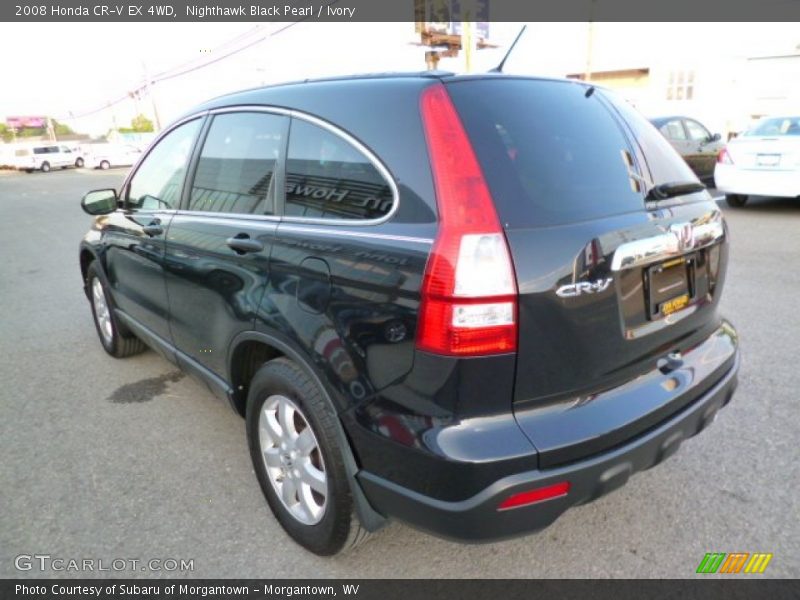 Nighthawk Black Pearl / Ivory 2008 Honda CR-V EX 4WD