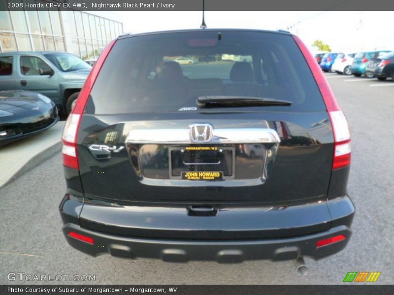 Nighthawk Black Pearl / Ivory 2008 Honda CR-V EX 4WD