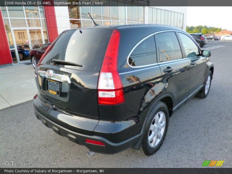 Nighthawk Black Pearl / Ivory 2008 Honda CR-V EX 4WD