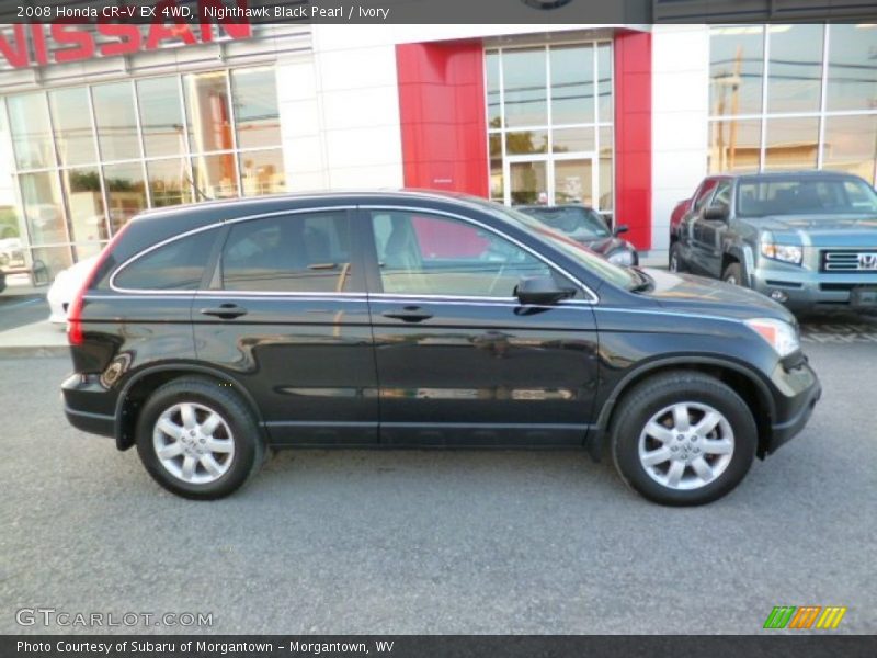 Nighthawk Black Pearl / Ivory 2008 Honda CR-V EX 4WD