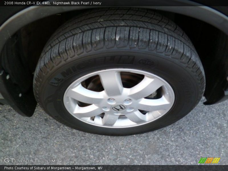Nighthawk Black Pearl / Ivory 2008 Honda CR-V EX 4WD