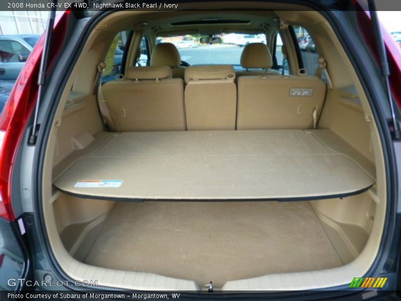 Nighthawk Black Pearl / Ivory 2008 Honda CR-V EX 4WD