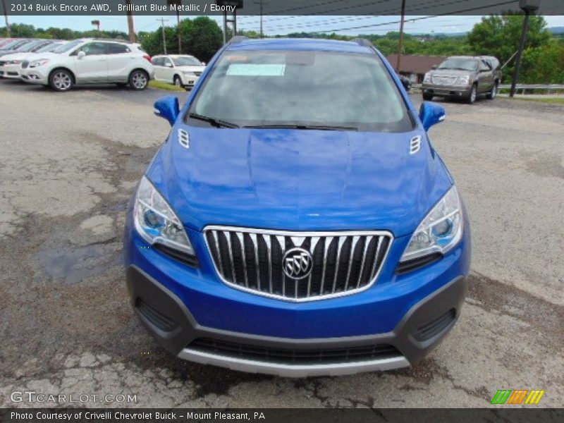 Brilliant Blue Metallic / Ebony 2014 Buick Encore AWD