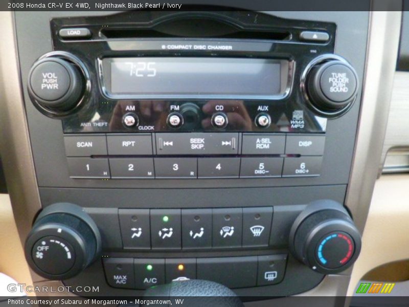 Nighthawk Black Pearl / Ivory 2008 Honda CR-V EX 4WD